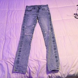 American Eagle Covered Rip Jeans